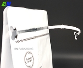 Bolso de café de empaquetado inferior plano de la válvula del bolso de café de Matte Recyclable Mono PE/PE