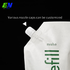 de 1L Eco Kraft del repuesto de la bolsa biodegradable amistosa del canalón de la mano del jabón del levantar bolso líquido