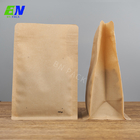 Bolsa superior de empaquetado reciclable inferior plana LDPE4 del soporte para arriba para el caramelo del café del té del bocado
