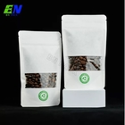 Café reutilizable biodegradable Bean Packaging de las bolsas de la comida del PLA con la válvula