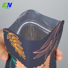 El empaquetado plástico del té se levanta la bolsa con los colores múltiples del tamaño estándar para el té
