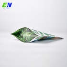 Bolsa biodegradable modificada para requisitos particulares de la comida del material del PLA de la bolsa del soporte de Kraft para arriba con la cremallera