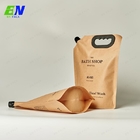 Soporte de papel modificado para requisitos particulares del líquido del repuesto de Kraft encima de la bolsa del canalón con la manija