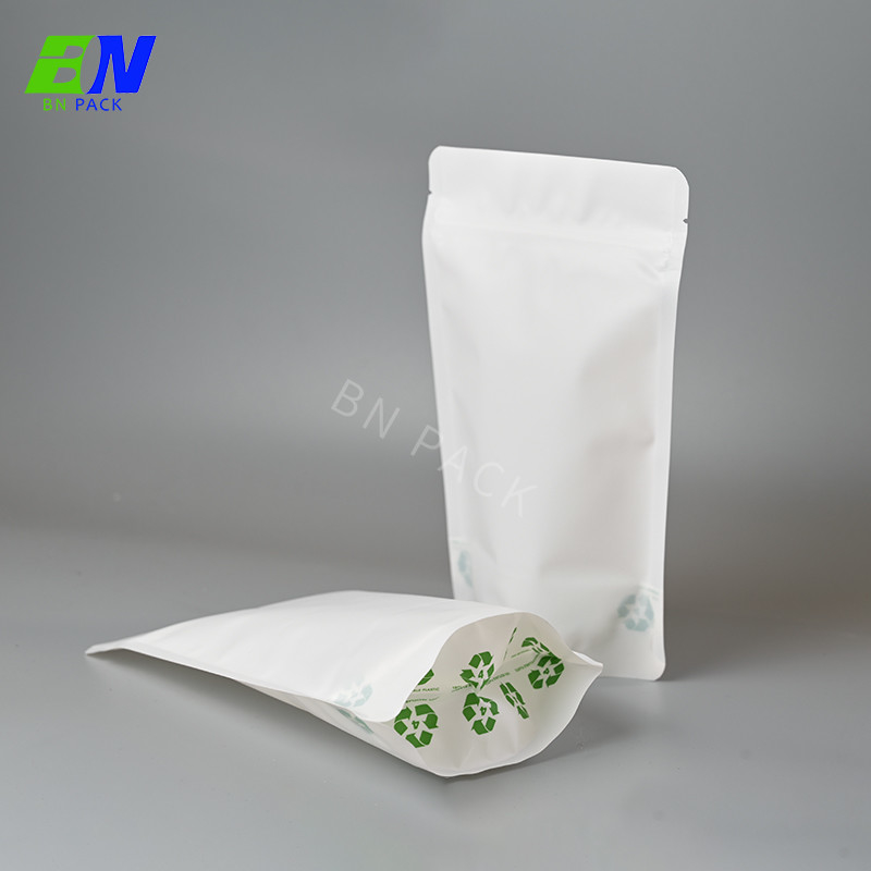 El reciclaje orgánico a prueba de calor se levanta el bolso de empaquetado de papel de la comida del café de Kraft de la bolsa
