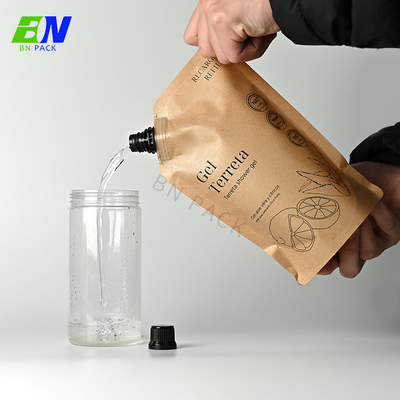 Material reciclable de la seguridad alimentaria FDA de la bolsa de los bolsos del repuesto del champú